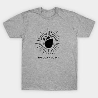 Holland Tulip Time (black) T-Shirt